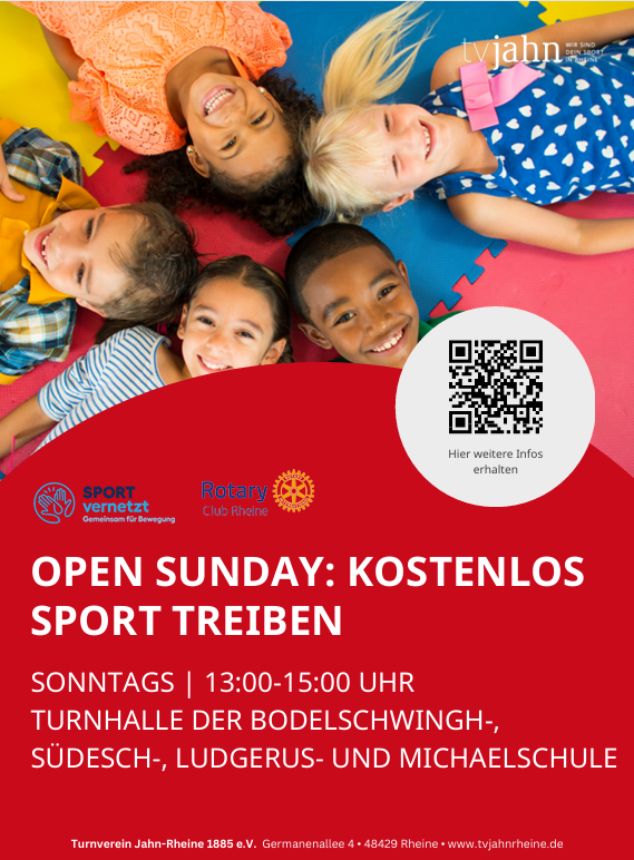 OPEN SUNDAY - Kostenlos Sport treiben